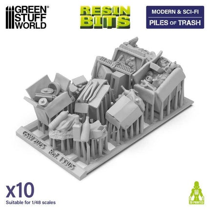 3D Printed Piles of Trash