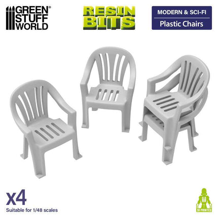 3D Printed Plastic Chairs