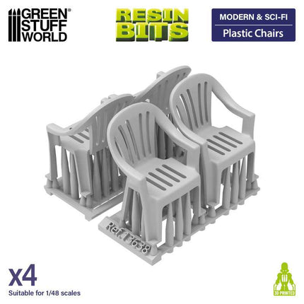 3D Printed Plastic Chairs