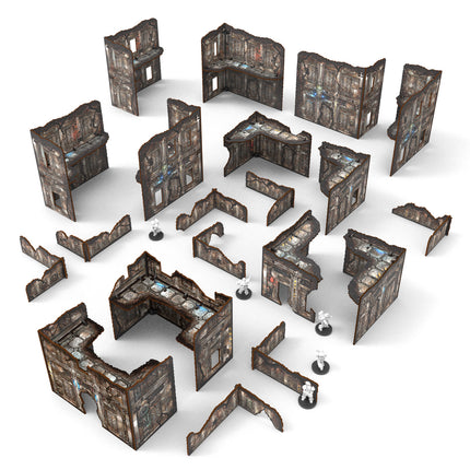 Pre-Painted Foldable Matched Play terrain pack - Sci-fi