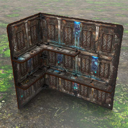 Pre-Painted Foldable WTC terrain Three-Story Ruin