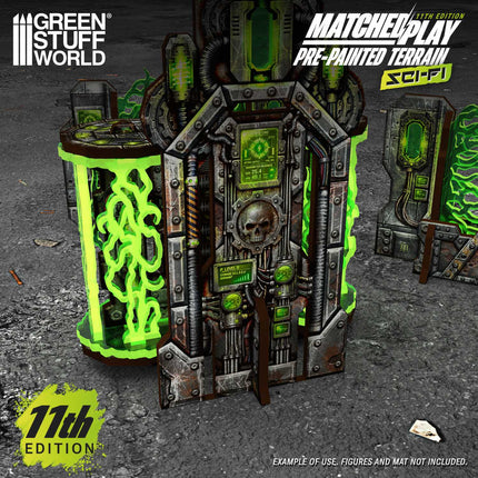 Pre-painted Plasma Walls and Cogitator Relay Tower 11th edition