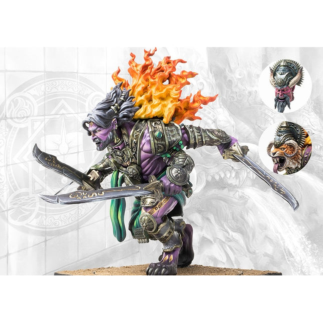 Sorcerer Kings Rakshasa Bakasura (with swords)