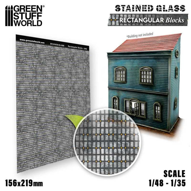 Stained Glass - Rectangular Blocks