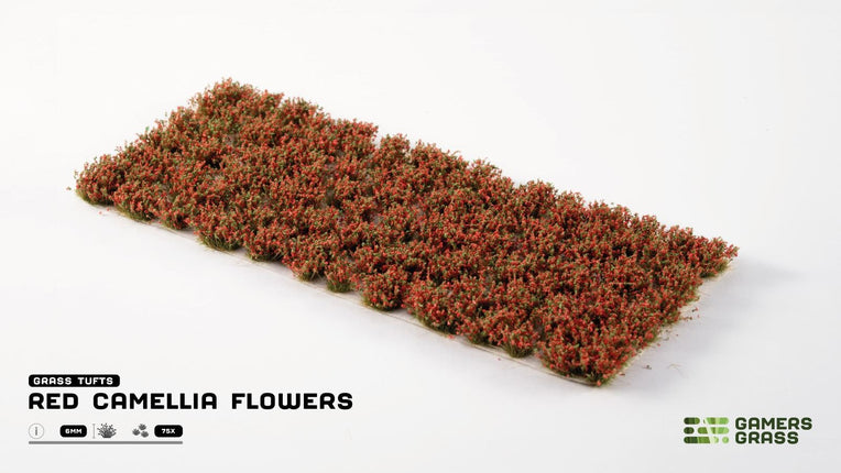 Flowers - Red Camillia 6mm