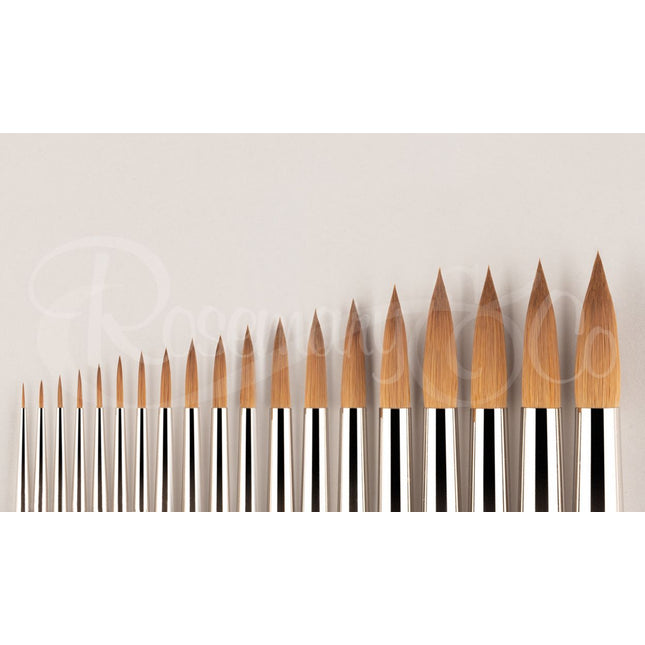 Red Dot. Pointed Round