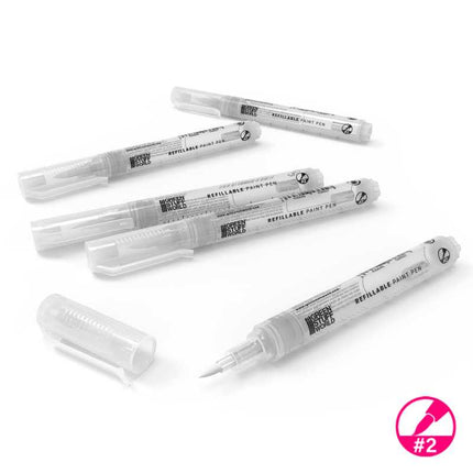 Refillable markers - 2mm (pack x5)