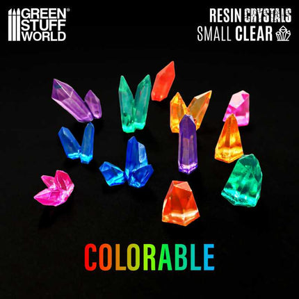 3D Printed Clear Crystals Small