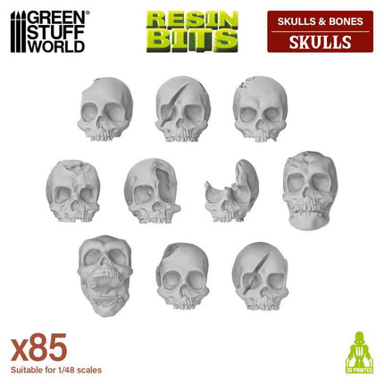 3D Printed Human Skulls 85st