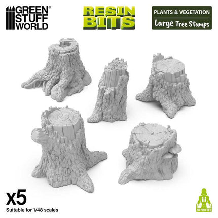 Large tree stumps 5pc