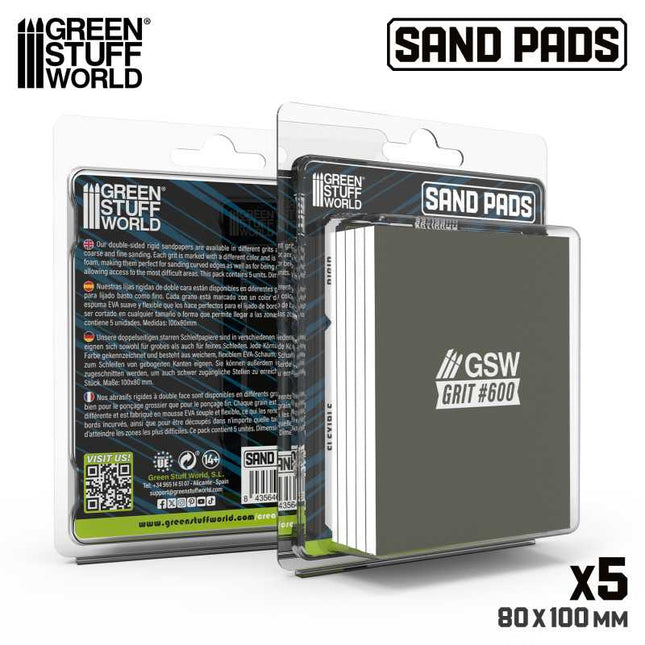 Rigid Sanding Pads 600 grit