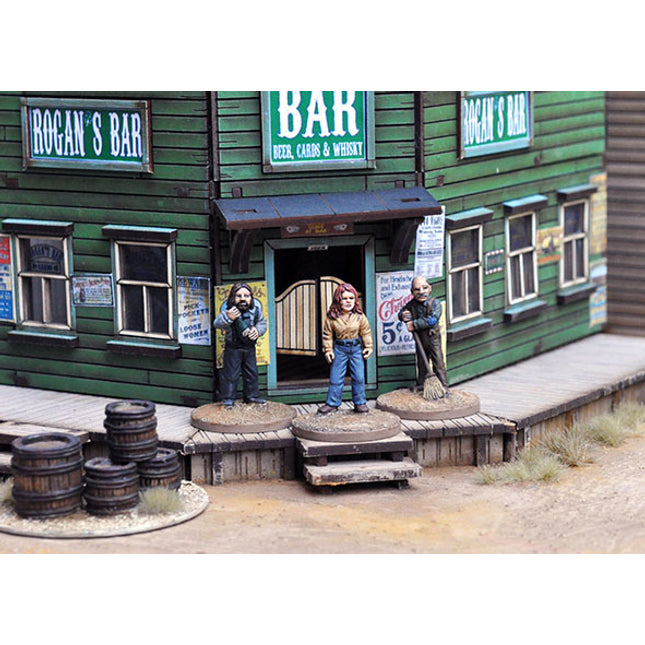 Dead Man's Hand Rogan's Bar Civilian Set