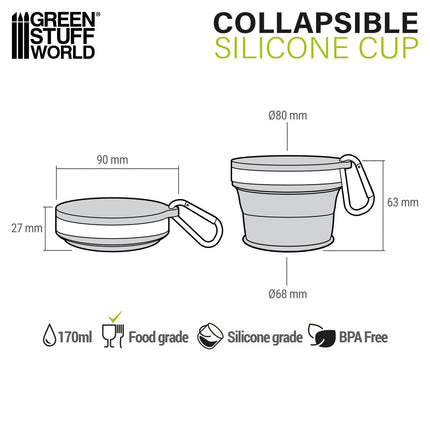 Foldable Silicone Cup 170ml