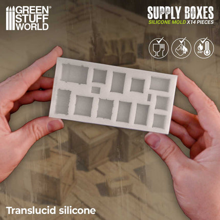 Silicone Molds - Supply Boxes (1:48)