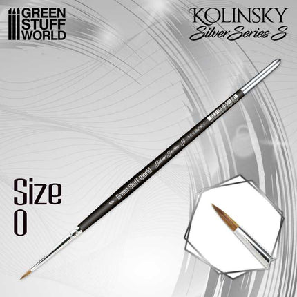 Kolinsky Silver series Brushes Small