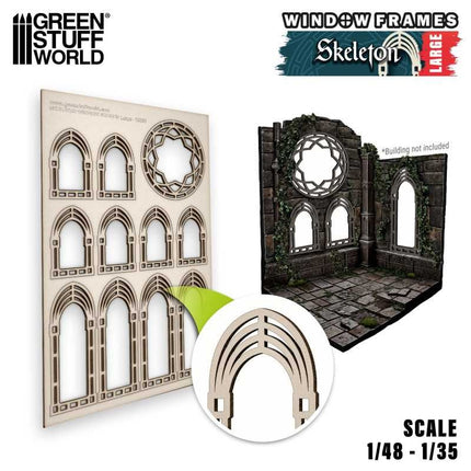 Miniature Windows - Skeleton Large
