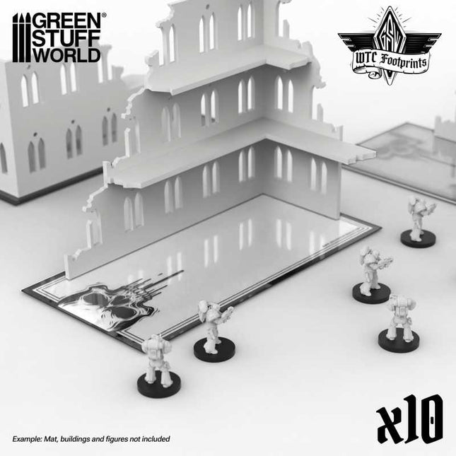 Skull Basic WTC Glasspack Footprints 10x