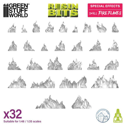 3D Print - Special Effects - Small Fire Flames