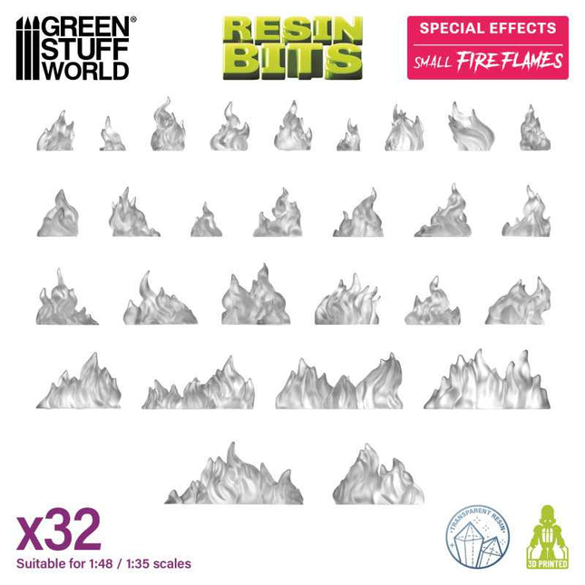 3D Print - Special Effects - Small Fire Flames