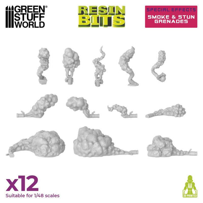 3D Print - Special Effects - Smoke & Stun Grenades