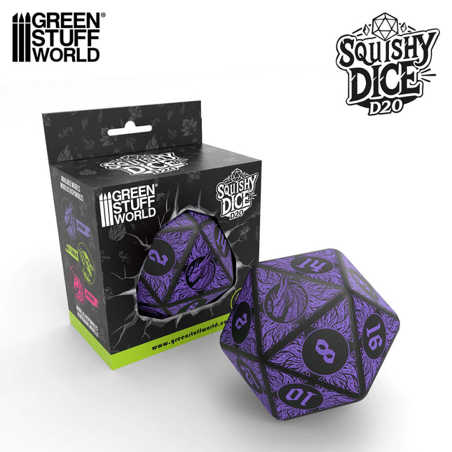 Squishy D20 Dice - DRAGON