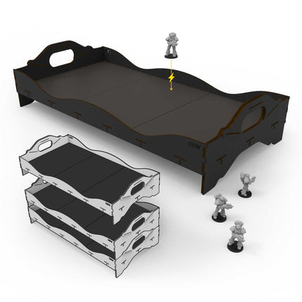 Stackable tournament tray 630mm (1 tray)