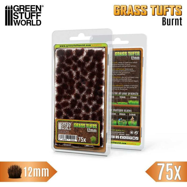 Grass Tufts XXL 12mm Burnt