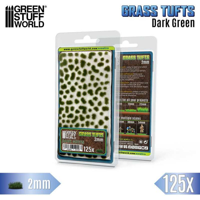 Grass Tufts XXL 2mm Dark Green