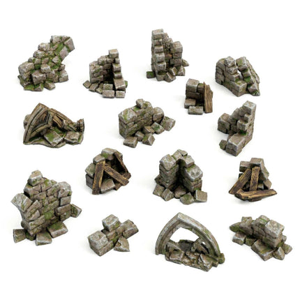 3D - Dungeons - Stone Walls Ruins