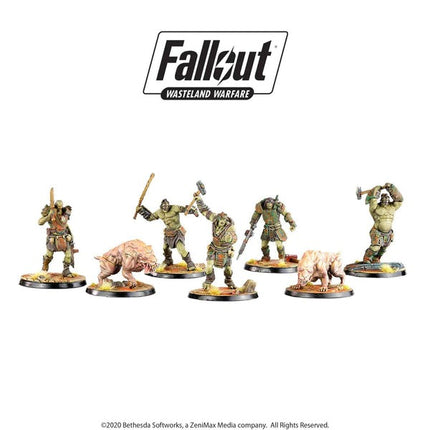 Fallout Wasteland Warfare Super Mutants core set