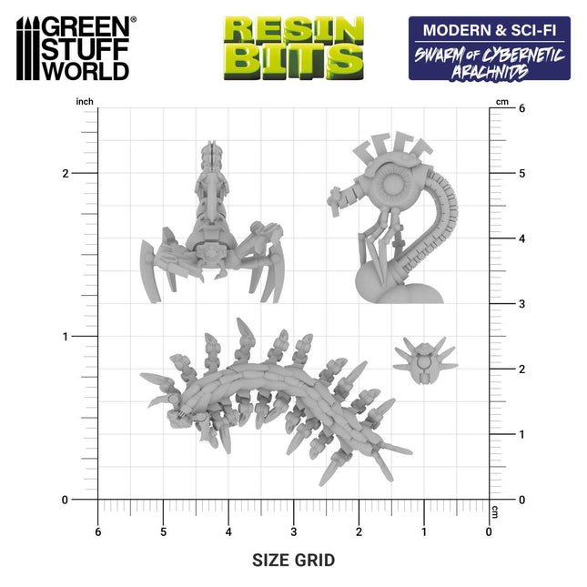 3D Printed Swarm of Cybernetic Arachnids