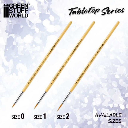 Size 1 Synthetic Tabletop Brushes (set of 10)