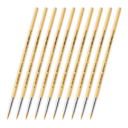 Size 1 Synthetic Tabletop Brushes (set of 10)