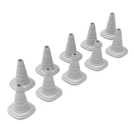 3D Printed - Modern & SciFi - Traffic Cones 1:48