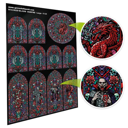 Stained Glass - Vampire Large