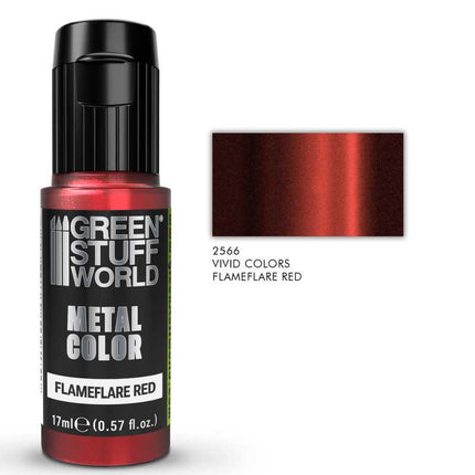 Vivid Metallic Paint - Flameflare Red