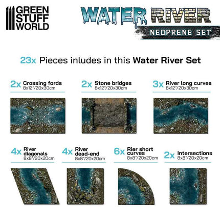 Neoprene Water - River terrain set