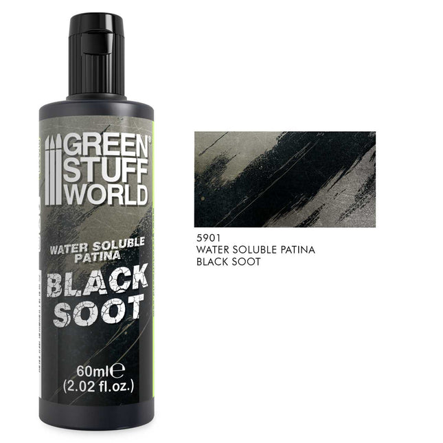 Water Soluble Patina Black Soot 60ml