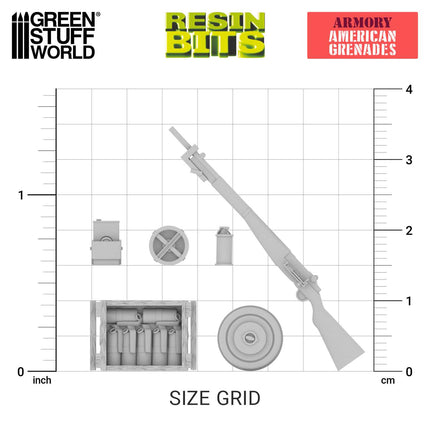 3D Print Set - WWII American grenades 1:35