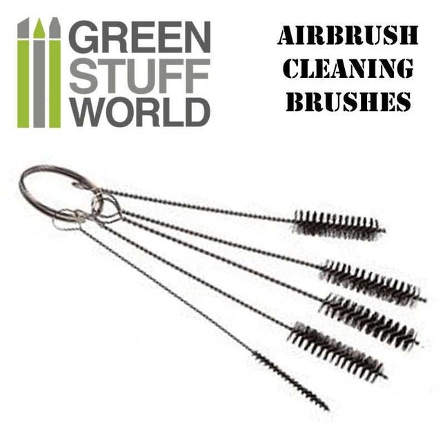Airbrush cleaning brushes set