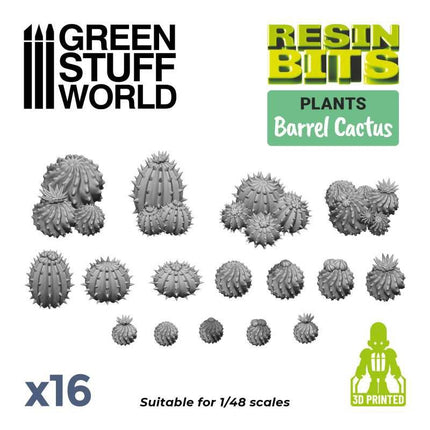 3D print sets Barrel Cactus