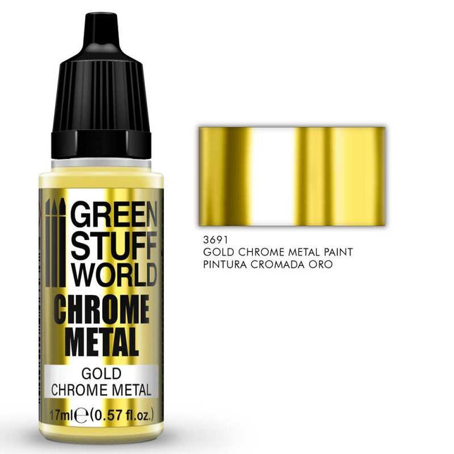 Chrome paint gold