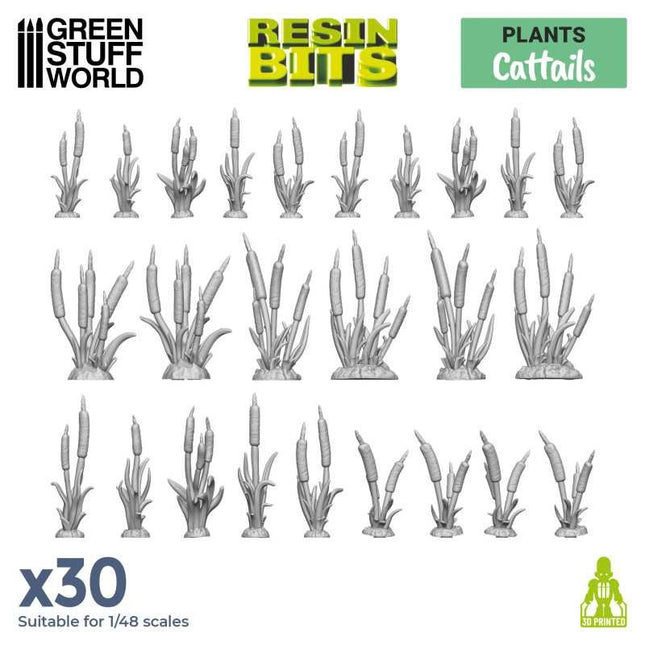3D print sets Cattails - Lisdoddes