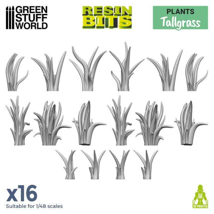 3D print sets Tall Grass - Hoog gras