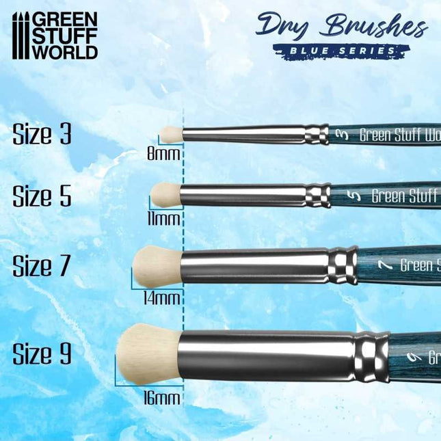 Dry brush size 3 (blue series)