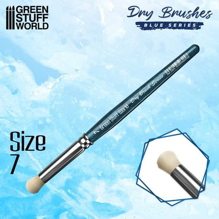 Dry brush size 7 (blue series)
