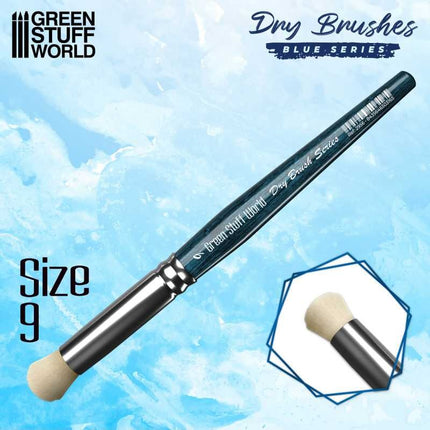 Dry brush size 9 (blue series)