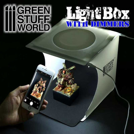 Lightbox studio with dimmers & led