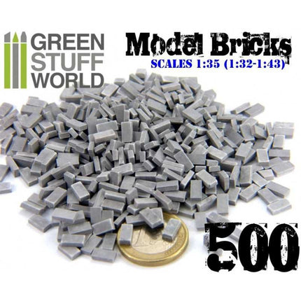 Miniatuur stenen grijs (500st)