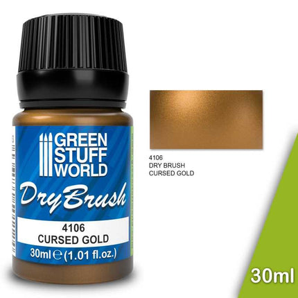 Cursed gold Metallic Dry Brush 30 ml